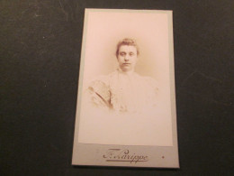 PHOTO CDV Femme Cliche F LARIPPE TOURS  - Anciennes (Av. 1900)