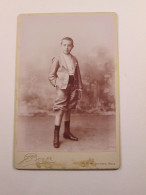 PHOTO 17X11 Jeune Garçon Cliche BOYER PARIS  - Anciennes (Av. 1900)
