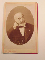 PHOTO 17X11 Homme Age Pensif Cliche VIANELLI VENIZIA  - Oud (voor 1900)