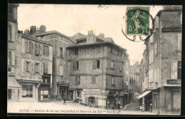 CPA Auch, Entree De La Rue Dessolles Et Maison Du XIV. Siecle  - Auch