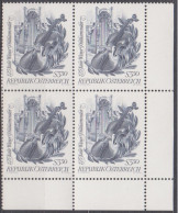 1967 , Mi 1236 ** (1) -  4er Block Postfrisch - 125 Jahre Wiener Philharmoniker - Nuovi