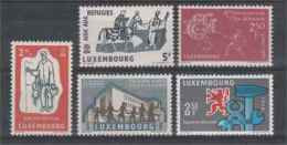 LUXEMBOURG : 1960  N° 576 à 580   Neuf X X  "5 Valeurs" - Unused Stamps