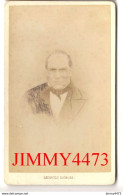 CARTE CDV - Portrait D'un Homme à Identifier - Tirage Aluminé 19ème - Taille 63 X 104 - Photo Léopold DUBOIS Poitiers - Oud (voor 1900)