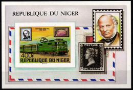 Niger Block 23 B Postfrisch Eisenbahn #KP979 - Trains