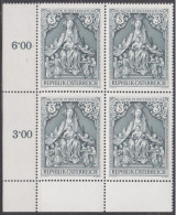 1967 , Mi 1238 ** (1) -  4er Block Postfrisch - Ausstellung " Gotik In Österreich " - Krems - Unused Stamps