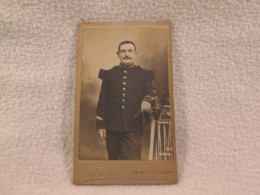 PHOTO CDV - MILITAIRE 139e CARLES Gabriel Cliche PARRY AURILLAC  REF/PH101 - Anciennes (Av. 1900)