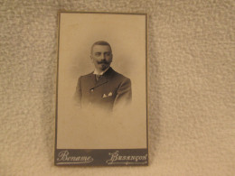 PHOTO CDV - Homme Barbe Moustance Cliche A BONAME BESANCON  REF/PH231 - Oud (voor 1900)