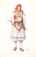 Zagreb Šestine - Woman In Traditional Costume , Folklore Art Vladimir Kirin - Kroatien