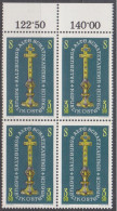 1967 , Mi 1239 ** (4) -  4er Block Postfrisch - Ausstellung " Salzburgs Alte Schatzkammer " - Nuevos