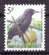 BELGIE * Buzin * Nr 2638 * Postfris Xx * FLUOR  PAPIER - GELE GOM - 1985-.. Vogels (Buzin)