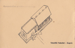 Zagreb - Tehnički Fakultet , Opservatorij Za Pozicionu Astronomiju Ca.1930 - Croatie