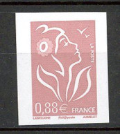 BH-18 Belle Variété Marianne De Lamouche N° 4155ab ** NON DENTELE Et Sans Phosphore. A Saisir !!! - Unused Stamps