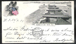 KEY WEST Harbor Sent 1903 From Holder To Belgium - Key West & The Keys