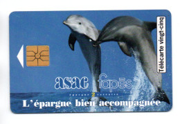 HN 40  Asac Fapès  Dauphin Dolphin Télécarte FRANCE 25 Unités Phonecard  (K 447) - 25 Unità