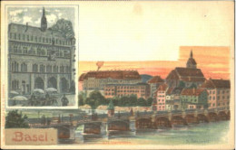 10566027 Basel BS Basel Bruecke Ungelaufen Ca. 1900 Basel BS - Otros & Sin Clasificación