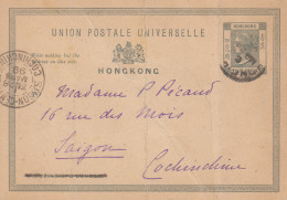 Carte  Entier  Postal     HONG  KONG    1899 - Enteros Postales