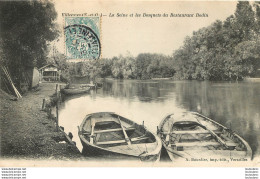 VILLENNES LA SEINE ET LES BOSQUETS DU RESTAURANT BODIN - Villennes-sur-Seine