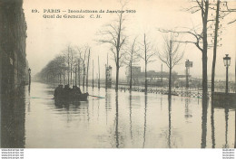 PARIS INONDATIONS DE JANVIER 1910  QUAI DE GRENELLE - Überschwemmung 1910