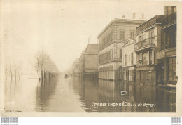 PARIS  INONDE QUAI DE BERCY - Überschwemmung 1910