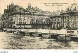 PARIS INONDATIONS DE 1910  LE QUAI D'ORSAY LA LEGION D'HONNEUR - De Overstroming Van 1910