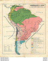 CARTE GEOGRAPHIQUE AMERIQUE DU SUD - Landkarten