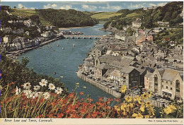 X121431 GRANDE BRETAGNE ANGLETERRE ENGLAND CORNWALL RIVER LOOE AND TOWN CORNWALL - Otros & Sin Clasificación