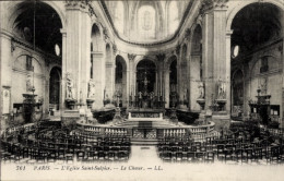 CPA Paris VI, Kirche Saint Sulpice, Der Chor - Autres & Non Classés