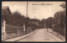 CPA Ecouen, Rue D`Ezanville, Vue De La Rue  - Ezanville