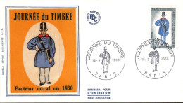 FDC 1968 JOURNEE DU TIMBRE - 1960-1969