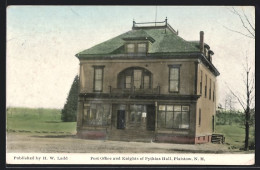 AK Plaistow, NH, Post Office And Knights Of Pythias Hall  - Autres & Non Classés