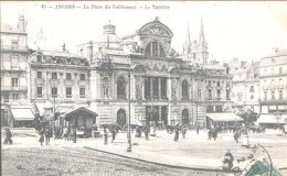 X10750 MAINE ET LOIRE ANGERS PLACE DU RALLIEMENT ET LE THEATRE - Angers