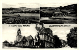 Blason CPA Zierenberg In Hessen, Gesamtansicht, Eisenbahn Viadukt, Am Alten Stadttor, Kirche - Autres & Non Classés