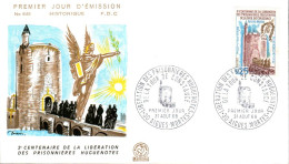 FDC 1968 LIBERATION DES PRISONNIERES HUGUENOTES - 1960-1969