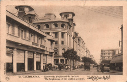 Casablanca Entree Du Boulevard De La Gare - Casablanca