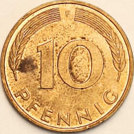 Germany Federal Republic - 10 Pfennig 1992 F, KM# 108 (#4702) - 10 Pfennig