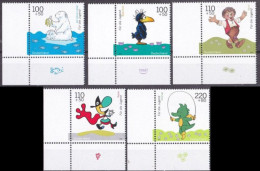 BRD 1999 Mi. Nr. 2055-2059 **/MNH Eckrand (BRD1-10) - Gebraucht