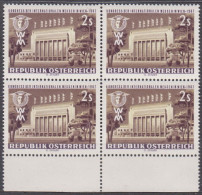 1967 , Mi 1247 ** (2) -  4er Block Postfrisch - Kongreß Der Internationalen Messen - Ungebraucht