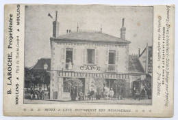 Moulins, Hôtel Et Café-restaurant Des Messageries (lt 10) - Moulins