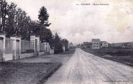 89 - Yonne - CHAMPS Sur YONNE - Route Nationale - Champs Sur Yonne