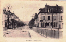 89 - Yonne -  JOIGNY - Avenue Gambetta - Café- Restaurant Meunier - Joigny