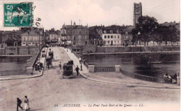 89 - Yonne -  AUXERRE -   Le Pont Paul Bert Et Les Quais - Auxerre