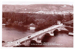 78 - Yvelines -   MANTES La JOLIE - Le Pont Et L'ile Aux Dames Vus De Notre Dame - Carte Glacée - Mantes La Jolie