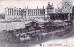 78 - Yvelines -   SAINT GERMAIN  En LAYE -  La Gare Et Le Chateau Vus Du Parc - St. Germain En Laye