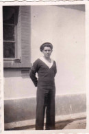 Photo Originale  - Militaria - 1947 - Marine - CHERBOURG - E.M.E - Ecole Des Matelots Electriciens - Krieg, Militär