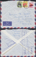 Congo Belge 1963 - Lettre Par Avion. Mixte Congo (Republique) + Congo Belge à Destination Belgique.... (EB) AR-02920 - Gebraucht