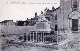 13 - Bouches Du Rhone - SAINT MARTIN  De CRAU - Monument Aux Morts Pour La Patrie 1914 - 1918 - Autres & Non Classés