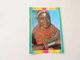 SAMBURU LADY IN TRADITIONAL JEWELRY - Kenya