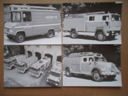 POMPIERS SUISSE FEUERWEHRMUSEUM BASEL Lot De Plus 32 Cartes Postales - Bombero