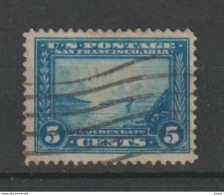 U.S.A.:  1912/15  EXPO  S. FRANCISCO  -  5 C. USED  STAMP  -  D. 12  -  YV/TELL. 197 - Oblitérés
