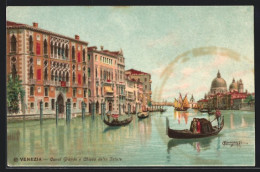 Artista-Cartolina Venezia, Canal Grande E Chiesa Della Salute  - Venezia (Venice)